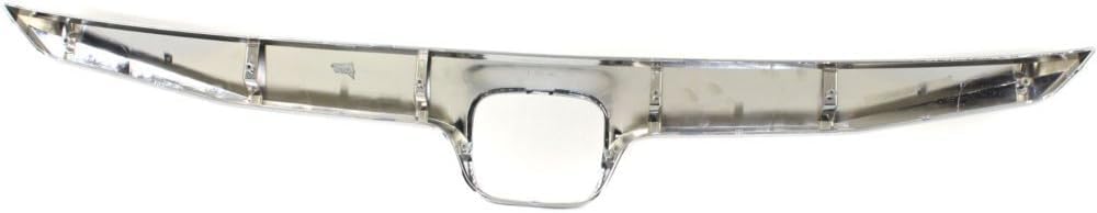 Front Grille Upper Molding Chrome Direct Replacement Compatible With 2009-2011 Honda Civic HO1210127 71122SNAA50