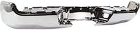 Step Bumper Face Bar Only Chrome Steel Without Sensor Holes Direct Replacement Compatible With 2005-2015 Toyota Tacoma TO1102240 5215104061