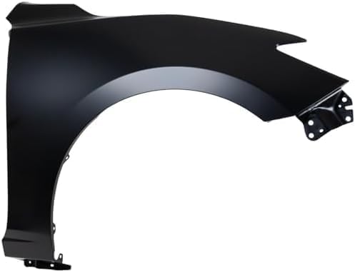 Front Fender Primed Steel Right Passenger Side Without Signal Light Hole Direct Replacement Compatible With 2014-2018 Mazda 3 MA1241172 BJS752111