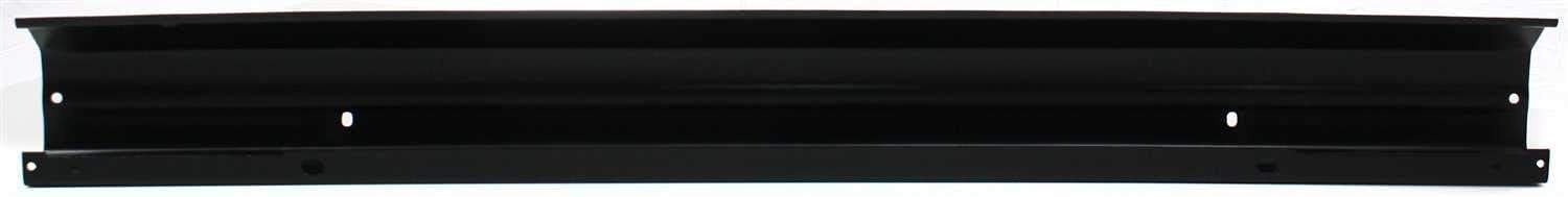 Front Bumper Face Bar Primed Steel + End Caps Textured Right & Left Side Direct Replacement Compatible With Jeep Wagoneer 1984-1990 / Cherokee 1984-1996 / Comanche 1986-1992 CH1004107