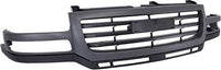 Front Grille Painted Gray Shell With Primed Insert Direct Replacement Compatible With 2003-2007 GMC Sierra 2500HD / 3500 GM1200627 19130794