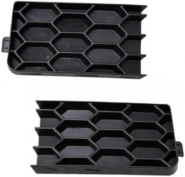 Set Of 2 Front Bumper Outer Grille Textured Plastic Left Driver & Right Passenger Side Direct Replacement Compatible With 2004-2006 Scion xB SC1027100 SC1026100 5213352051 5213452051
