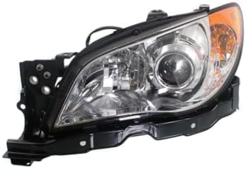 Set Of 2 Front Head Light Assembly Plastic Left Driver & Right Passenger Side Direct Replacement Compatible With 2007 Subaru Impreza SU2503137 SU2502137 84001FE920 84001FE930