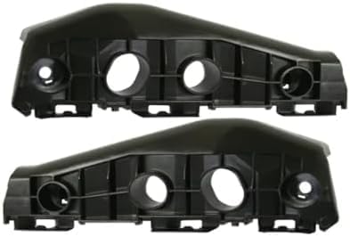 Set Of 2 Front Bumper Bracket Plastic Left Driver & Right Passenger Side Direct Replacement Compatible With 2009-2010 Toyota Corolla TO1043110 TO1042110 5211502130 5211602130