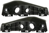 Set Of 2 Front Bumper Bracket Plastic Left Driver & Right Passenger Side Direct Replacement Compatible With 2009-2010 Toyota Corolla TO1043110 TO1042110 5211502130 5211602130