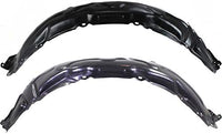 Set Of 2 Front Fender Liner Plastic Left Driver & Right Passenger Side Direct Replacement Compatible With 2007-2011 Toyota Camry TO1251122 TO1250122 5387506060 5387606060