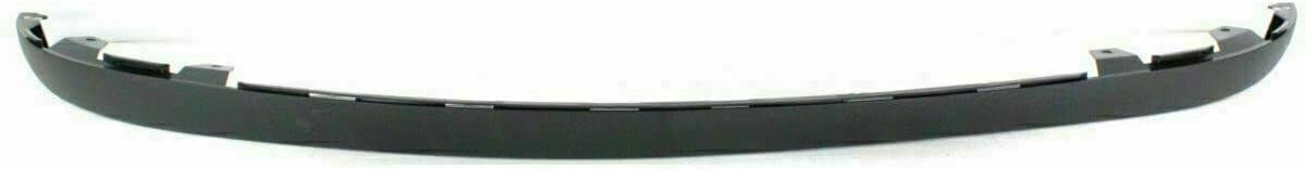 Front Bumper Chrome + Lower Valance Air Deflector + Extension Textured + Impact Brackets LH & RH Side Direct Replacement Compatible With Chevrolet Silverado 2500HD 3500HD 2011-2014