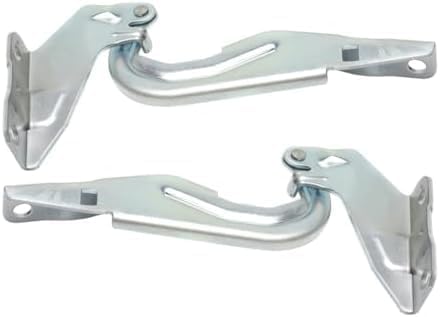 Set of 2 Front Hood Hinge Assembly Steel Left Driver & Right Passenger Side Direct Replacement Compatible with 2007-2020 Mitsubishi Outlander / 2011-2022 Outlander Sport