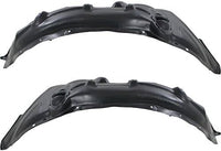 Set of 2 Front Fender Liner Right Passenger & Left Driver Side Direct Replacement Compatible with 2011-2017 Jeep Compass CH1249160 CH1248160 5182554AD 5182555AD
