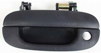 Set of 2 Front Exterior Door Handle Smooth Black with Keyhole Right & Left Side Direct Replacement Compatible with 1994-2001 Dodge Ram 1500/1994-2002 2500 3500 55275022-PFM