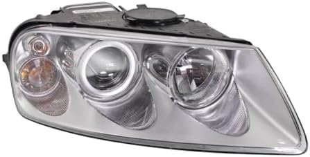 Set Of 2 Front Head Light Assembly Plastic Left Driver & Right Passenger Side Direct Replacement Compatible With 2004-2007 Volkswagen Touareg VW2503132 VW2502132