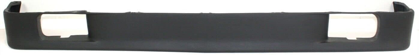 Front Bumper Lower Valance Primed With Fog Light Holes Direct Replacement Compatible With 1983-1994 Chevrolet S10 Blazer / 1982-1993 S10-Pickup GM1092159 15659165