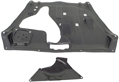 Front Engine Splash Shield Center Under Cover Plastic Direct Replacement Compatible with 2008-2013 Toyota Highlander TO1228199 514400E041 5144048071