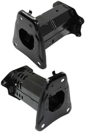 Set Of 2 Rear Bumper Reinforcement Bracket Steel Left Driver & Right Passenger Side Direct Replacement Compatible With 2016-2022 Toyota Prius TO1167129 TO1166129 5201647080 5201547100