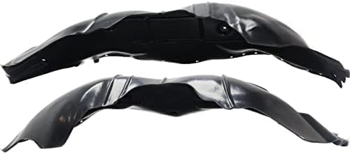Set Of 2 Front Fender Liner Left Driver & Right Passenger Side Direct Replacement Compatible With 2016-2018 Chevrolet Silverado 1500/2019 LD GM1249259 GM1248259 84082132-PFM