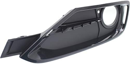 Set Of 2 Front Fog Light Molding Primed Right Passenger & Left Driver Side Direct Replacement Compatible With 2012-2015 BMW 328d / 320i BM1039127 BM1038127 51117300738 51117300737