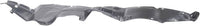 Front Fender Liner Right Passenger Side Direct Replacement Compatible with 1999-2002 Nissan Quest NI1251121 638422Z300