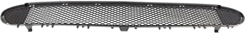 Front Bumper Center Grille Textured Plastic Direct Replacement Compatible With 2015-2017 Mercedes Benz GLA250 MB1036155 1568850822