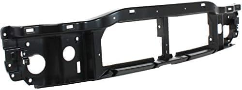 Front Grille Chrome Shell & Insert + Header Panel Thermoplastic And Fiberglass + Headlights + Corner Lamps Left & Right Side Direct Replacement Compatible With 1998-2000 Ford Ranger