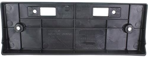 Front License Plate Bracket Textured Plastic Direct Replacement Compatible with 2014-2016 Nissan Rogue NI1068117 962104BA0A