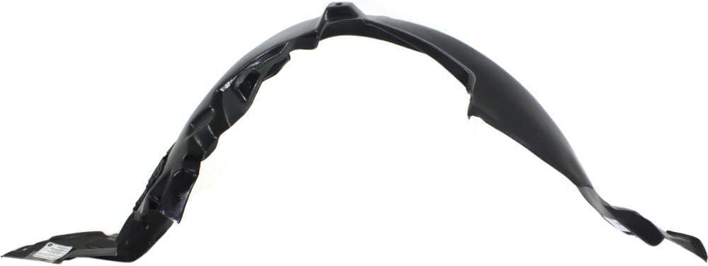 Front Fender Liner Right Passenger Side Direct Replacement Compatible With 2006-2011 Hyundai Accent HY1251113 868121E000