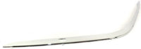 Front Bumper Outer Cover Molding Chrome Left Driver Side Direct Replacement Compatible With 1995-2007 BMW 7-Series BM1046104 51118168105