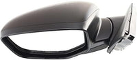 Front Power Mirror Manual Folding Heated Primed Plastic Left Driver Side Direct Replacement Compatible With 2008-2012 Honda Accord HO1320231 76258TA5A11
