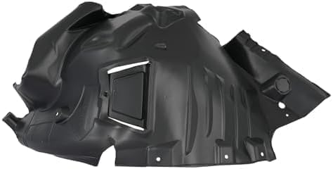 Set Of 2 Front Section Fender Liner Plastic Left Driver & Right Passenger Side Direct Replacement Compatible With 2010-2013 Mercedes Benz E-Class MB1248158 MB1249158