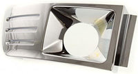 Set Of 2 Front Fog Light Molding Chrome Right Passenger & Left Driver Side Direct Replacement Compatible With 2009-2012 Ford Flex FO2599105 FO2598105 8A8Z17E810B 8A8Z17E811B
