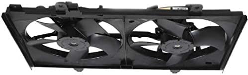 Front Radiator Dual Cooling Fan Assembly Plastic Direct Replacement Compatible with 2003-2007 Nissan Murano NI3115124 21481CA00B