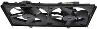 Front Radiator Dual Cooling Fan Assembly Plastic Direct Replacement Compatible with 2003-2007 Nissan Murano NI3115124 21481CA00B
