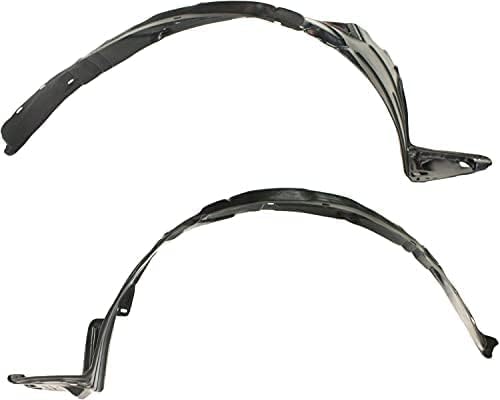 Set Of 2 Front Fender Liner Right Passenger & Left Driver Side Direct Replacement Compatible With 2004-2005 Honda Civic HO1249121 HO1248121 74101S5AJ01 74151S5AJ00
