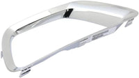 Front Fog Light Molding Chrome Left Driver Side Direct Replacement Compatible With 2015-2020 Chevrolet Colorado GM1038175 22925740