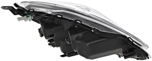Front Headlight Assembly Halogen Left Driver Side Direct Replacement Compatible With 2012-2014 Toyota Prius C TO2502214 8115052E81