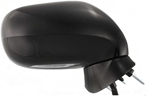 Set Of 2 Front Power Mirror Manual Folding Heated Primed Plastic Left Driver & Right Passenger Side Direct Replacement Compatible With 2006-2008 Lexus IS350 / IS250