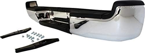 Rear Step Bumper Assembly Chrome Steel Direct Replacement Compatible With 2005-2015 Toyota Tacoma TO1103113 5215104061-PFM