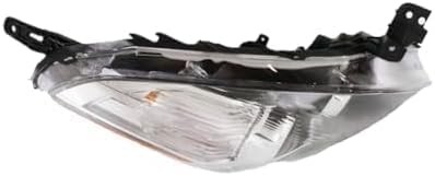 Set Of 2 Front Head Light Assembly Plastic Left Driver & Right Passenger Side Direct Replacement Compatible With 2010-2013 Nissan Altima NI2503191 NI2502191 26010ZX10B 26060ZX10B