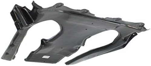 Rear Engine Splash Shield Under Cover Plastic Direct Replacement Compatible with 2007-2014 Mercedes Benz CL-Class MB1228153 2215242830 2215242530