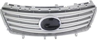 Front Grille Painted Silver Shell And Insert Plastic Direct Replacement Compatible With 2010-2012 Lexus ES350 LX1200130 5311233080