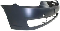 Front Bumper Primed + Upper Grille Black Shell and Insert + Head Light Left Driver & Right Passenger Side Direct Replacement Compatible with 2007-2011 Hyundai Accent