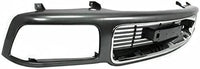 Front Grille Silver Shell And Painted Gray Insert Direct Replacement Compatible With 1994-1997 GMC Sonoma / 1995-1997 Jimmy GM1200355 15647633