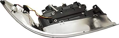 Set Of 2 Front Head Lights Assembly Halogen Plastic Left Driver & Right Passenger Side Direct Replacement Compatible With 1998-2002 Lincoln Town Car FO2502158 FO2503158