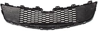 Front Bumper Grille Chrome Shell/Painted Black Insert Direct Replacement Compatible With 2011-2014 Chevrolet Cruze GM1200624 95225615