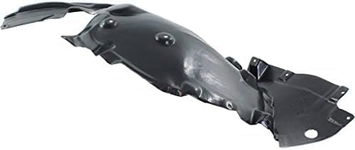 Front Fender Liner Rear Section Plastic Right Passenger Side Direct Replacement Compatible With 2011-2016 BMW 5-Series BM1249124 51717186724