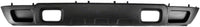 Front Bumper Chrome Steel + Grille + Upper Cover + Lower Valance Air Deflector Textured Direct Replacement Compatible With 2003-2006 Chevrolet Silverado 1500 GM1051110 GM1200489