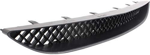 Front Bumper Grille Textured Plastic Direct Replacement Compatible With 2011-2014 Chrysler 200 CH1036118 68082051AB