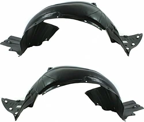 Set Of 2 Front Fender Liner Right Passenger & Left Driver Side Direct Replacement Compatible With 2000-2003 Honda S2000 HO1251105 HO1250105 74101S2A020 74151S2A020