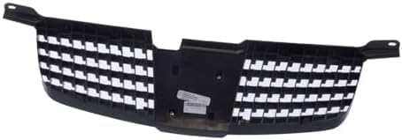 Front Grille Gray Shell And Insert Plastic Direct Replacement Compatible With 2004-2006 Nissan Sentra NI1200214 NI1200218 620706Z500 620706Z51A