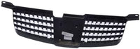 Front Grille Gray Shell And Insert Plastic Direct Replacement Compatible With 2004-2006 Nissan Sentra NI1200214 NI1200218 620706Z500 620706Z51A