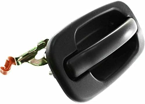 Rear Exterior Door Handle Textured Right Passenger Side Direct Replacement Compatible with 1999-2006 Chevrolet Silverado/GMC Sierra GM1521105 15721572 19356467